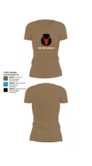 Womens Short Sleeve Vneck Shirt, , National Guard, Teamtime, Team time, sublimation, custom sports apparel, team uniforms, spirit wear, spiritwear, sports uniforms, custom shirts, team store, custom team store, fundraiser sports, apparel fundraiser