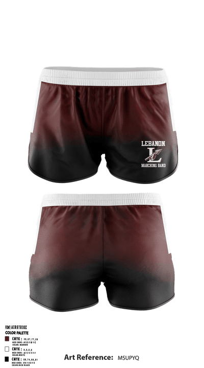 Lebanon High School Marching Band Women's Shorts - 1