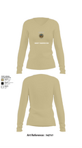 Sheriff Transportation 46102117 Women's Long Sleeve V-neck Shirt - 78