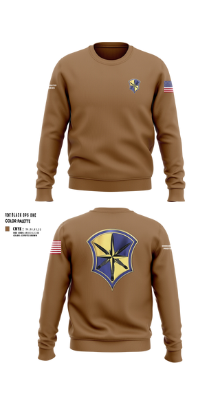 Crew Neck Sweatshirt, AOSD, Army, Teamtime, Team time, sublimation, custom sports apparel, team uniforms, spirit wear, spiritwear, sports uniforms, custom shirts, team store, custom team store, fundraiser sports, apparel fundraiser