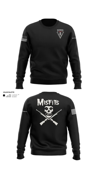 Crew Neck Sweatshirt, 2/11 killer troop, Army, Teamtime, Team time, sublimation, custom sports apparel, team uniforms, spirit wear, spiritwear, sports uniforms, custom shirts, team store, custom team store, fundraiser sports, apparel fundraiser