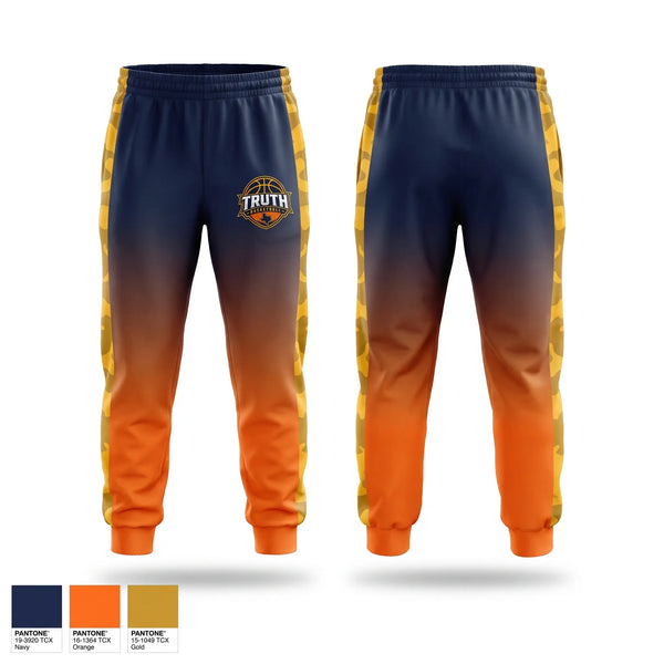 Sweatpants, Truth Basketball, Women's Basketball, Teamtime, Team time, sublimation, custom sports apparel, team uniforms, spirit wear, spiritwear, sports uniforms, custom shirts, team store, custom team store, fundraiser sports, apparel fundraiser