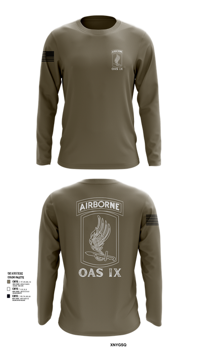 173RD ABN 21007449 Long Sleeve Performance Shirt 101
