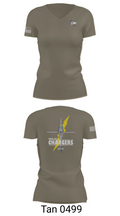 HSC-26 77266694 Women's Short Sleeve V-neck Shirt - 65