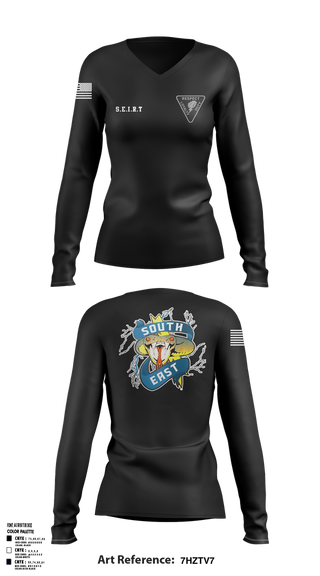 Womens Long Sleeve Vneck Shirt, SEIRT, , Teamtime, Team time, sublimation, custom sports apparel, team uniforms, spirit wear, spiritwear, sports uniforms, custom shirts, team store, custom team store, fundraiser sports, apparel fundraiser