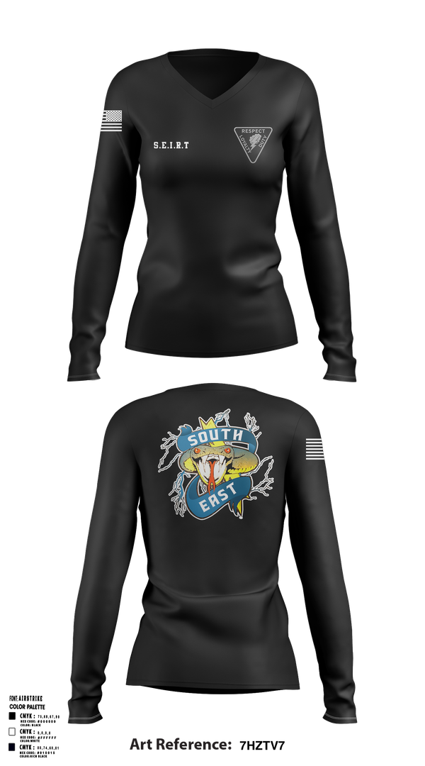 Womens Long Sleeve Vneck Shirt, SEIRT, , Teamtime, Team time, sublimation, custom sports apparel, team uniforms, spirit wear, spiritwear, sports uniforms, custom shirts, team store, custom team store, fundraiser sports, apparel fundraiser