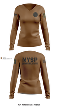NYSP Communications Women's Long Sleeve V-neck Shirt - 11