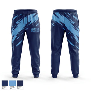 Sweatpants, South GA Blue Sox, Baseball, Teamtime, Team time, sublimation, custom sports apparel, team uniforms, spirit wear, spiritwear, sports uniforms, custom shirts, team store, custom team store, fundraiser sports, apparel fundraiser