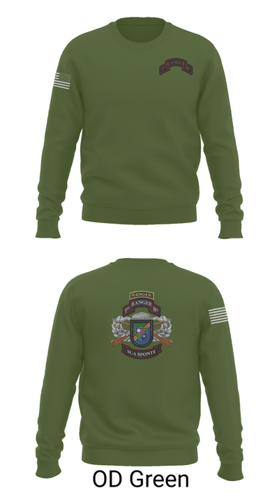 1/75 Ranger Battalion 18723676 Crew Neck Sweatshirt - 44