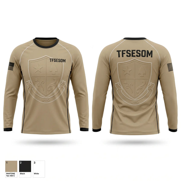 Long Sleeve Performance Shirt, TFSE-SOM, Army, Teamtime, Team time, sublimation, custom sports apparel, team uniforms, spirit wear, spiritwear, sports uniforms, custom shirts, team store, custom team store, fundraiser sports, apparel fundraiser
