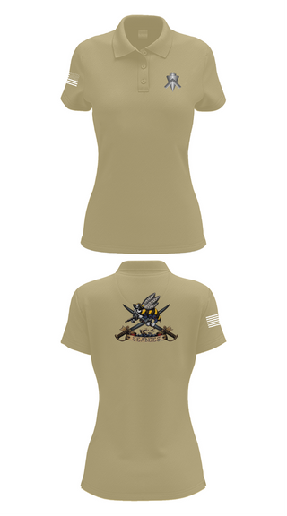 Womens Short Sleeve Performance Polo, Seabee, , Teamtime, Team time, sublimation, custom sports apparel, team uniforms, spirit wear, spiritwear, sports uniforms, custom shirts, team store, custom team store, fundraiser sports, apparel fundraiser