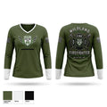 Wildland Security Group Women's Long Sleeve V-neck Shirt - 1