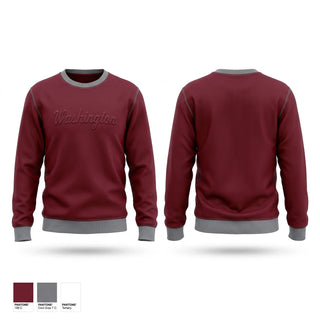 Crew Neck Sweatshirt, Washington high school (Kansas city ks, Men's Basketball, Teamtime, Team time, sublimation, custom sports apparel, team uniforms, spirit wear, spiritwear, sports uniforms, custom shirts, team store, custom team store, fundraiser sports, apparel fundraiser