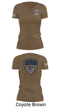 Dewey Police Department 16354640 Women's Short Sleeve V-neck Shirt - 8