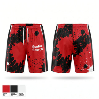 Athletic Shorts With Pockets, Scotia Scorch, Softball, Teamtime, Team time, sublimation, custom sports apparel, team uniforms, spirit wear, spiritwear, sports uniforms, custom shirts, team store, custom team store, fundraiser sports, apparel fundraiser