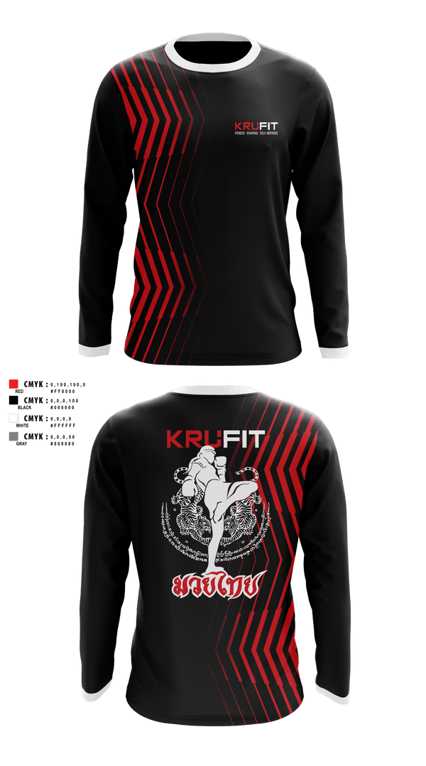 Long Sleeve Performance Shirt, KruFit, , Teamtime, Team time, sublimation, custom sports apparel, team uniforms, spirit wear, spiritwear, sports uniforms, custom shirts, team store, custom team store, fundraiser sports, apparel fundraiser