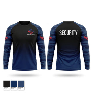 Long Sleeve Performance Shirt, Sahara Global Security, Police, Teamtime, Team time, sublimation, custom sports apparel, team uniforms, spirit wear, spiritwear, sports uniforms, custom shirts, team store, custom team store, fundraiser sports, apparel fundraiser