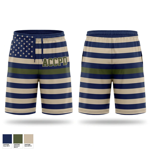 Athletic Shorts With Pockets, ACCPD, Police, Teamtime, Team time, sublimation, custom sports apparel, team uniforms, spirit wear, spiritwear, sports uniforms, custom shirts, team store, custom team store, fundraiser sports, apparel fundraiser