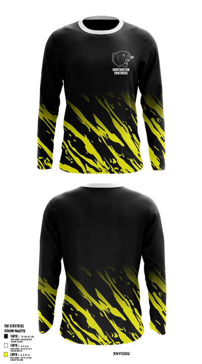 Huntington Junior High School Basketball 78559210 Long Sleeve Performance Shirt 2