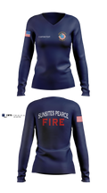 Sunsites-Pearce Fire District Women's Long Sleeve V-neck Shirt - 3