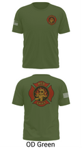 City of Lake Geneva Fire Department 76395935 Old School Cotton Feel Shirt - 50