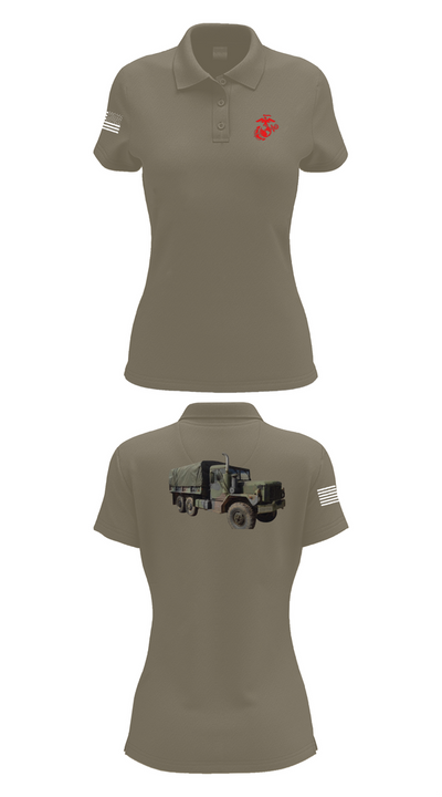 H&S Battalion HQ CO Station Motor T 63932738 Women's Short Sleeve Performance Polo  - 75
