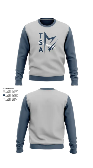 Crew Neck Sweatshirt, Tri Star Athletics, Men's Basketball, Teamtime, Team time, sublimation, custom sports apparel, team uniforms, spirit wear, spiritwear, sports uniforms, custom shirts, team store, custom team store, fundraiser sports, apparel fundraiser