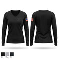 Strasburg Police Department Women's Long Sleeve V-neck Shirt - 1