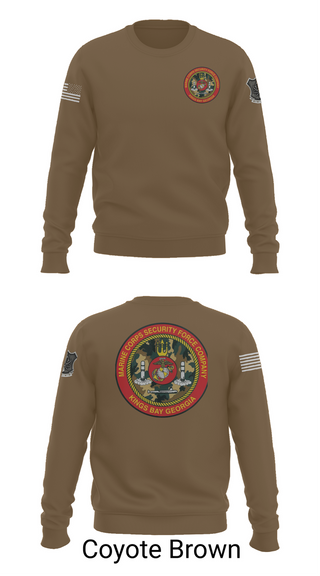 Crew Neck Sweatshirt, Marine Corps Security Forces Battalion, , Teamtime, Team time, sublimation, custom sports apparel, team uniforms, spirit wear, spiritwear, sports uniforms, custom shirts, team store, custom team store, fundraiser sports, apparel fundraiser