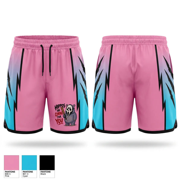 Athletic Shorts With Pockets, Halloween hippos, Baseball, Teamtime, Team time, sublimation, custom sports apparel, team uniforms, spirit wear, spiritwear, sports uniforms, custom shirts, team store, custom team store, fundraiser sports, apparel fundraiser