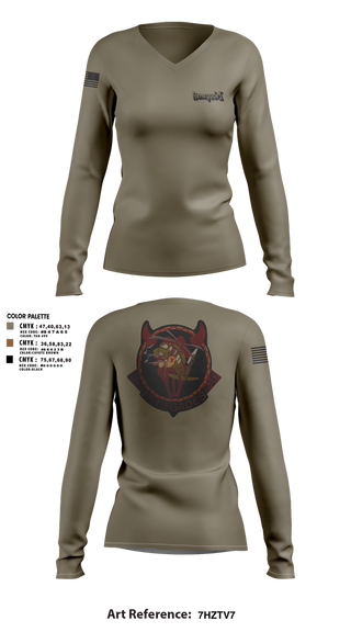 Womens Long Sleeve Vneck Shirt, B Co. 2-147, , Teamtime, Team time, sublimation, custom sports apparel, team uniforms, spirit wear, spiritwear, sports uniforms, custom shirts, team store, custom team store, fundraiser sports, apparel fundraiser