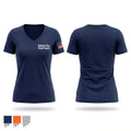 Edisto Fire Department Women's Short Sleeve V-neck Shirt - 1