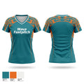 Wave Fastpitch Women's Short Sleeve V-neck Shirt - 1