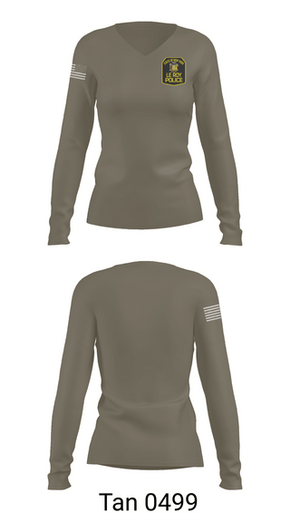 Womens Long Sleeve Vneck Shirt, LE ROY POLICE DEPARTMENT, Police, Teamtime, Team time, sublimation, custom sports apparel, team uniforms, spirit wear, spiritwear, sports uniforms, custom shirts, team store, custom team store, fundraiser sports, apparel fundraiser