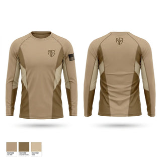 Long Sleeve Performance Shirt, Utah ROTC, Navy, Teamtime, Team time, sublimation, custom sports apparel, team uniforms, spirit wear, spiritwear, sports uniforms, custom shirts, team store, custom team store, fundraiser sports, apparel fundraiser