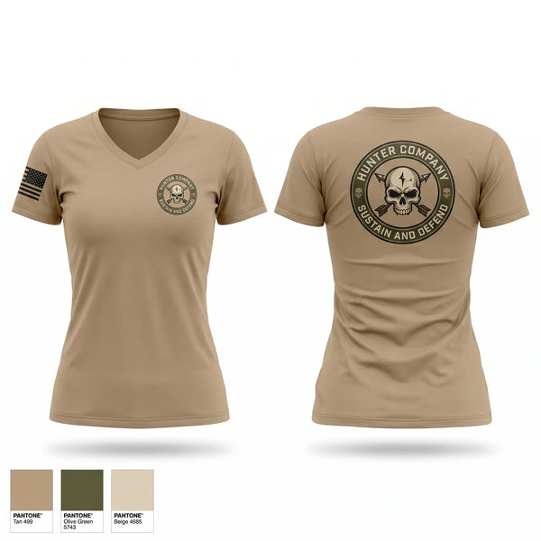Womens Short Sleeve Vneck Shirt, H Co 148th BSB, National Guard, Teamtime, Team time, sublimation, custom sports apparel, team uniforms, spirit wear, spiritwear, sports uniforms, custom shirts, team store, custom team store, fundraiser sports, apparel fundraiser