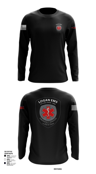 Long Sleeve Performance Shirt, Logan EMS, , Teamtime, Team time, sublimation, custom sports apparel, team uniforms, spirit wear, spiritwear, sports uniforms, custom shirts, team store, custom team store, fundraiser sports, apparel fundraiser