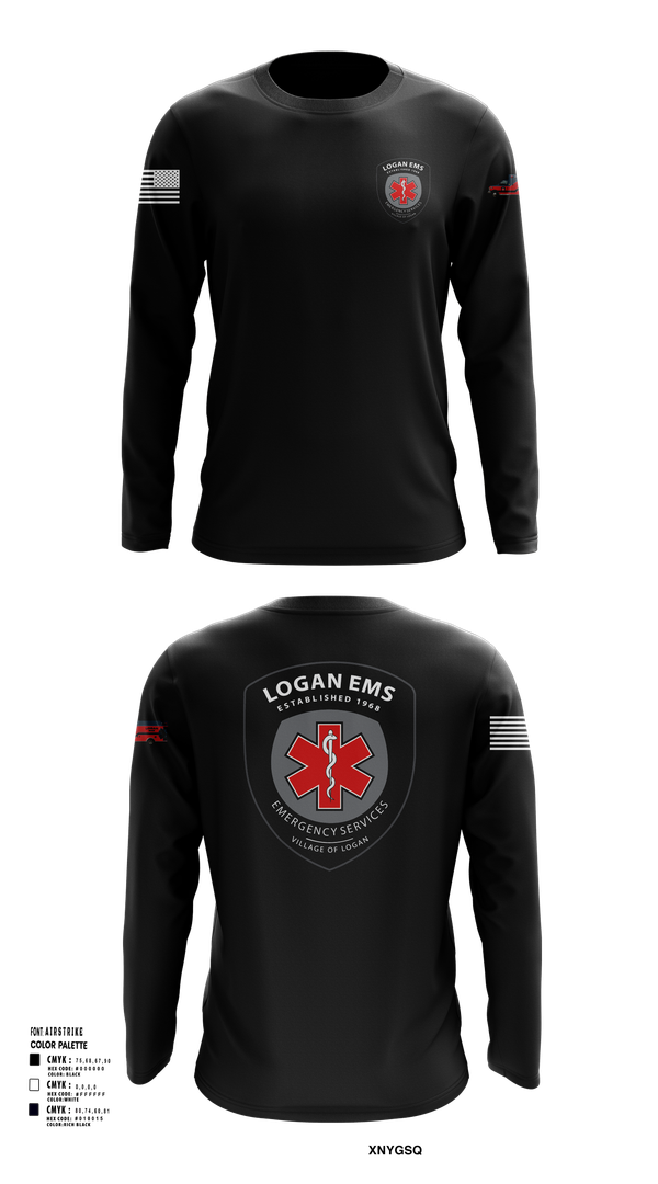 Long Sleeve Performance Shirt, Logan EMS, , Teamtime, Team time, sublimation, custom sports apparel, team uniforms, spirit wear, spiritwear, sports uniforms, custom shirts, team store, custom team store, fundraiser sports, apparel fundraiser