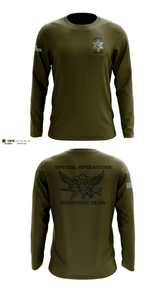 Long Sleeve Performance Shirt, Obion County Sheriffs Office, Police, Teamtime, Team time, sublimation, custom sports apparel, team uniforms, spirit wear, spiritwear, sports uniforms, custom shirts, team store, custom team store, fundraiser sports, apparel fundraiser