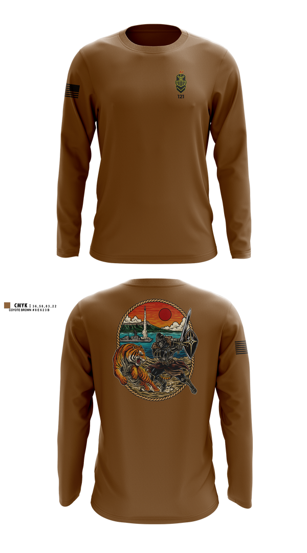 Long Sleeve Performance Shirt, USS FRANK E PETERSEN JR, Navy, Teamtime, Team time, sublimation, custom sports apparel, team uniforms, spirit wear, spiritwear, sports uniforms, custom shirts, team store, custom team store, fundraiser sports, apparel fundraiser