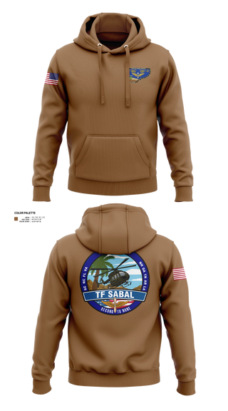 Hoodie, TF Sabal, National Guard, Teamtime, Team time, sublimation, custom sports apparel, team uniforms, spirit wear, spiritwear, sports uniforms, custom shirts, team store, custom team store, fundraiser sports, apparel fundraiser