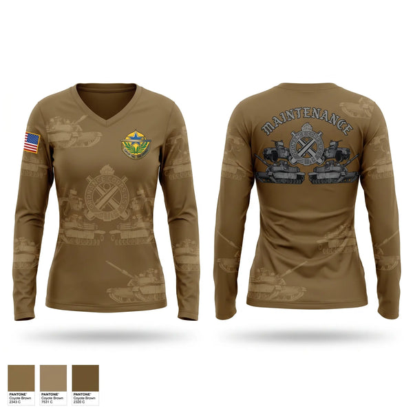 Womens Long Sleeve Vneck Shirt, 548th DSSB C co, Army, Teamtime, Team time, sublimation, custom sports apparel, team uniforms, spirit wear, spiritwear, sports uniforms, custom shirts, team store, custom team store, fundraiser sports, apparel fundraiser