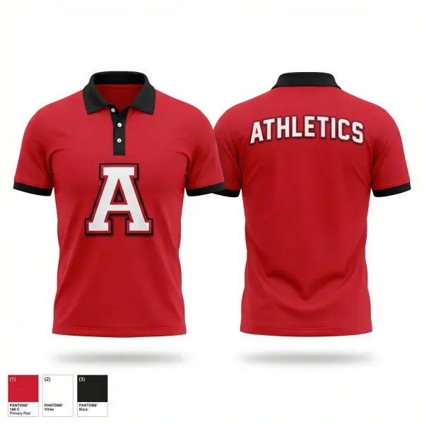Short Sleeve Performance Polo, Aliquippa Quips, , Teamtime, Team time, sublimation, custom sports apparel, team uniforms, spirit wear, spiritwear, sports uniforms, custom shirts, team store, custom team store, fundraiser sports, apparel fundraiser