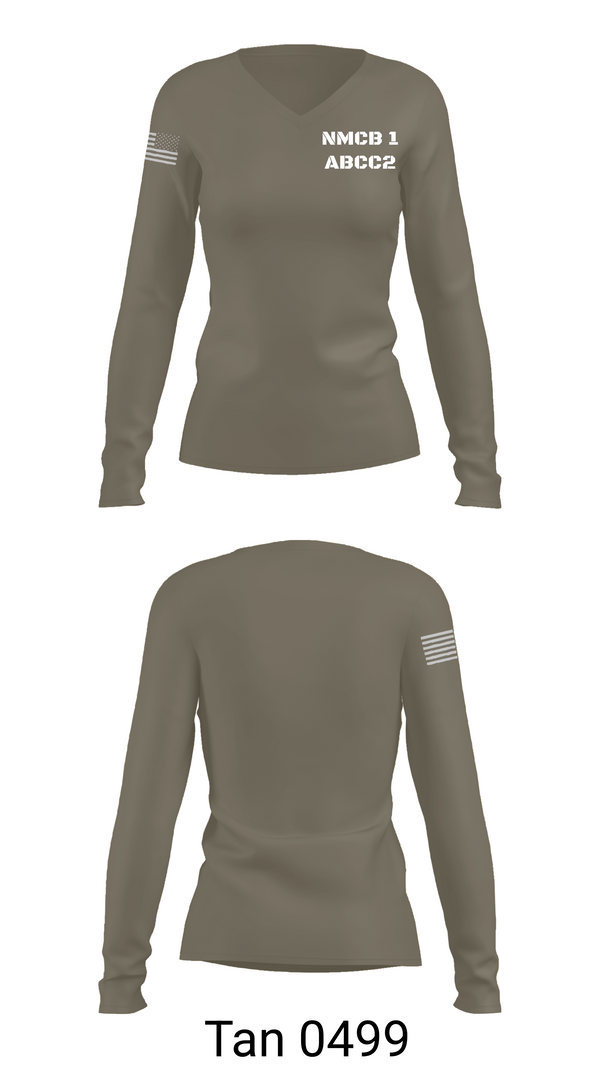 Womens Long Sleeve Vneck Shirt, NMCB 1 ABCC2, , Teamtime, Team time, sublimation, custom sports apparel, team uniforms, spirit wear, spiritwear, sports uniforms, custom shirts, team store, custom team store, fundraiser sports, apparel fundraiser