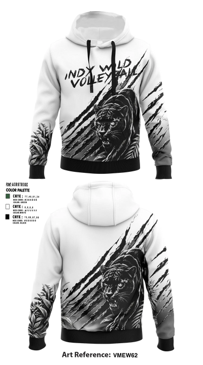 Indy Wild Volleyball 47140100 Hoodie - 11