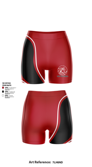 Womens Compression Shorts, Tide Volleyball, Women's Volleyball, Teamtime, Team time, sublimation, custom sports apparel, team uniforms, spirit wear, spiritwear, sports uniforms, custom shirts, team store, custom team store, fundraiser sports, apparel fundraiser