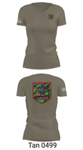 1SOK 72321890 Women's Short Sleeve V-neck Shirt - 6