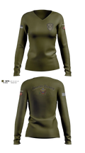 Infantry Women's Long Sleeve V-neck Shirt - 50