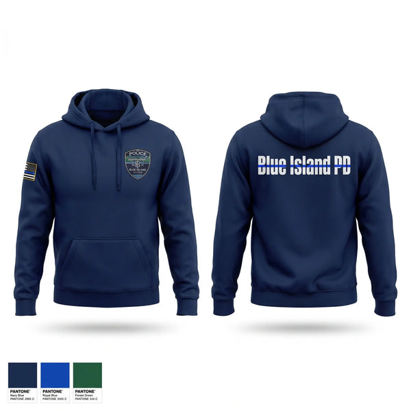Hoodie, Blue Island Police Department, Police, Teamtime, Team time, sublimation, custom sports apparel, team uniforms, spirit wear, spiritwear, sports uniforms, custom shirts, team store, custom team store, fundraiser sports, apparel fundraiser