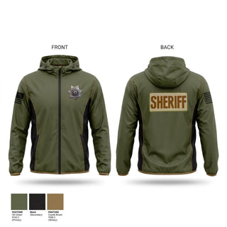 Windbreaker, Knox County Sheriff ME, Police, Teamtime, Team time, sublimation, custom sports apparel, team uniforms, spirit wear, spiritwear, sports uniforms, custom shirts, team store, custom team store, fundraiser sports, apparel fundraiser